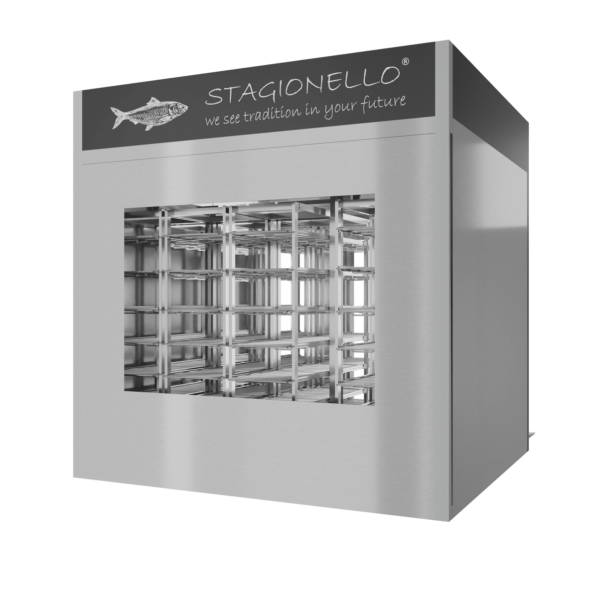 Stagionello® Fish Curing Device 1200 Kg Walk-in 2 glasses image 3