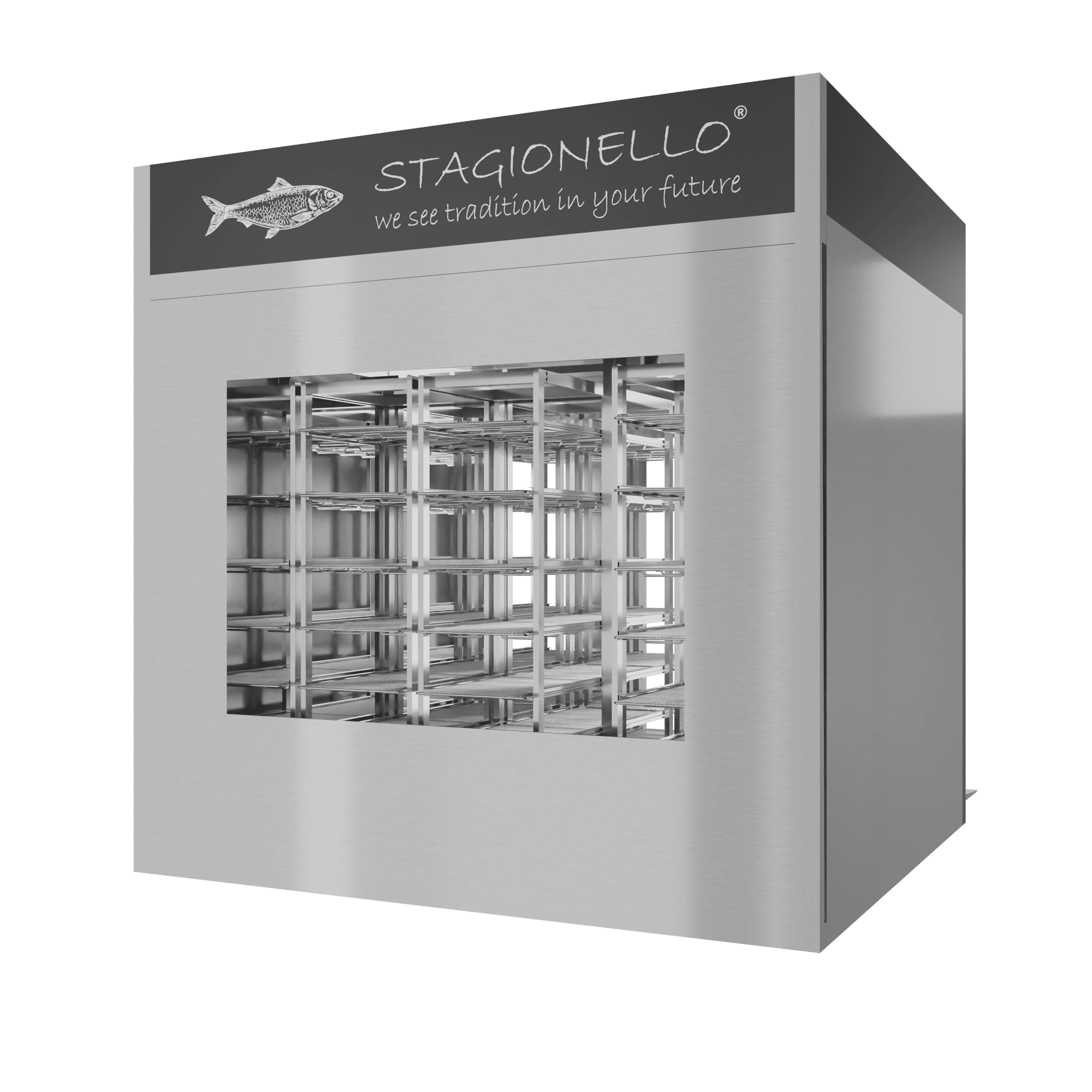 Stagionello® Fish Curing Device 1200 Kg Walk-in 2 glasses image 3