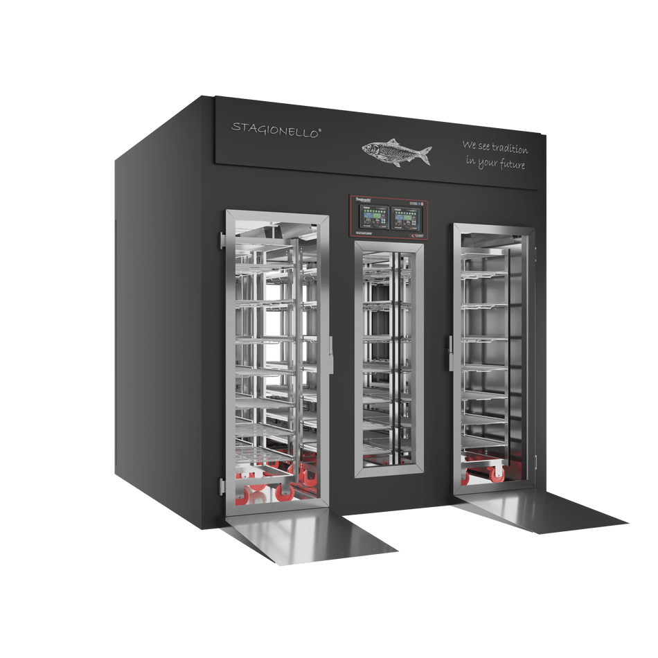 Stagionello® Fish Curing Device 300/900 Kg Walk-in 2 GLASSES image 0