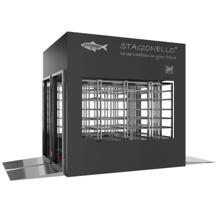Stagionello® Fish Curing Device 1200 Kg Tunnel 4 Glasses image 0