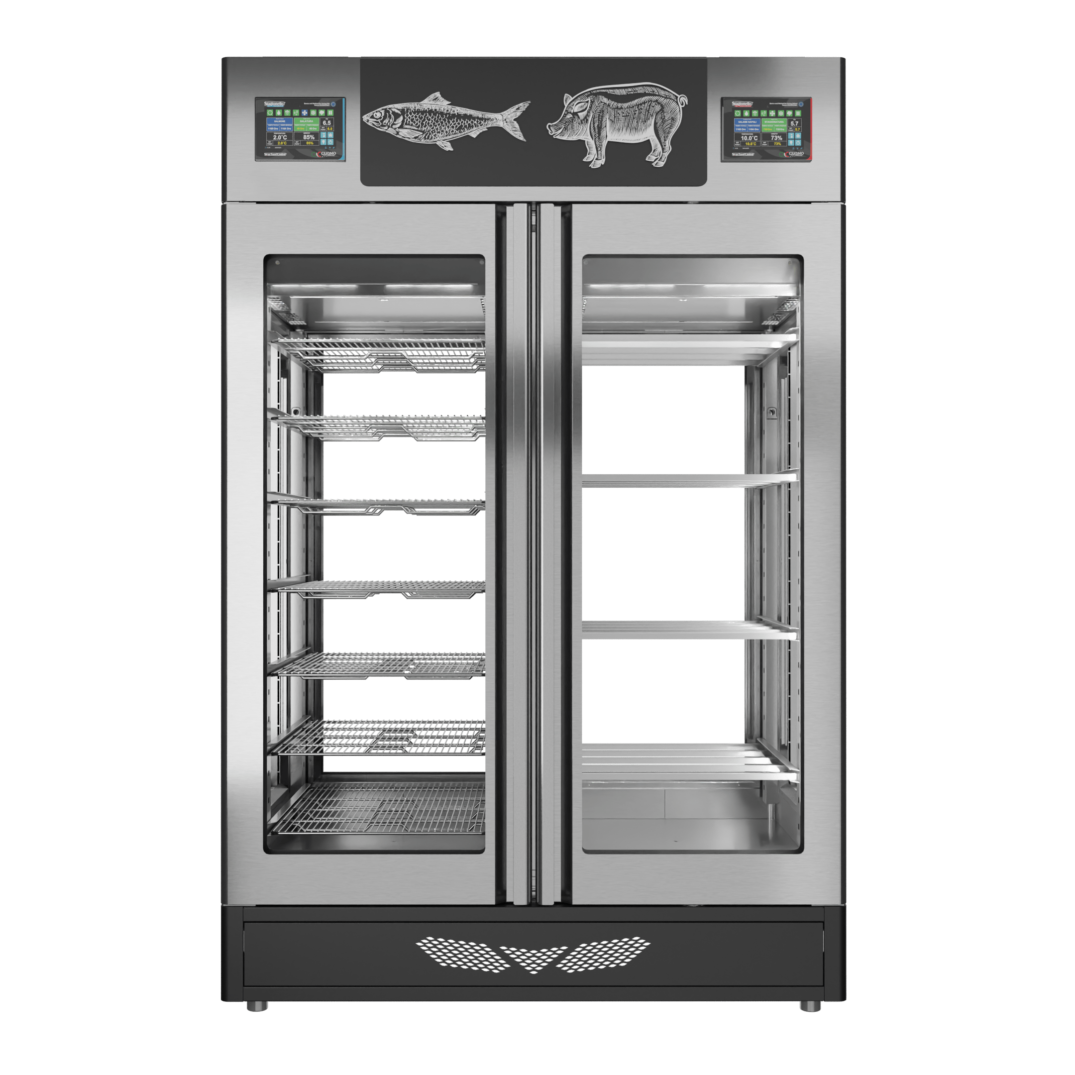 Stagionello® Salami Curing Device Combo 100+100 Kg Salami/fish 4 glasses image 7