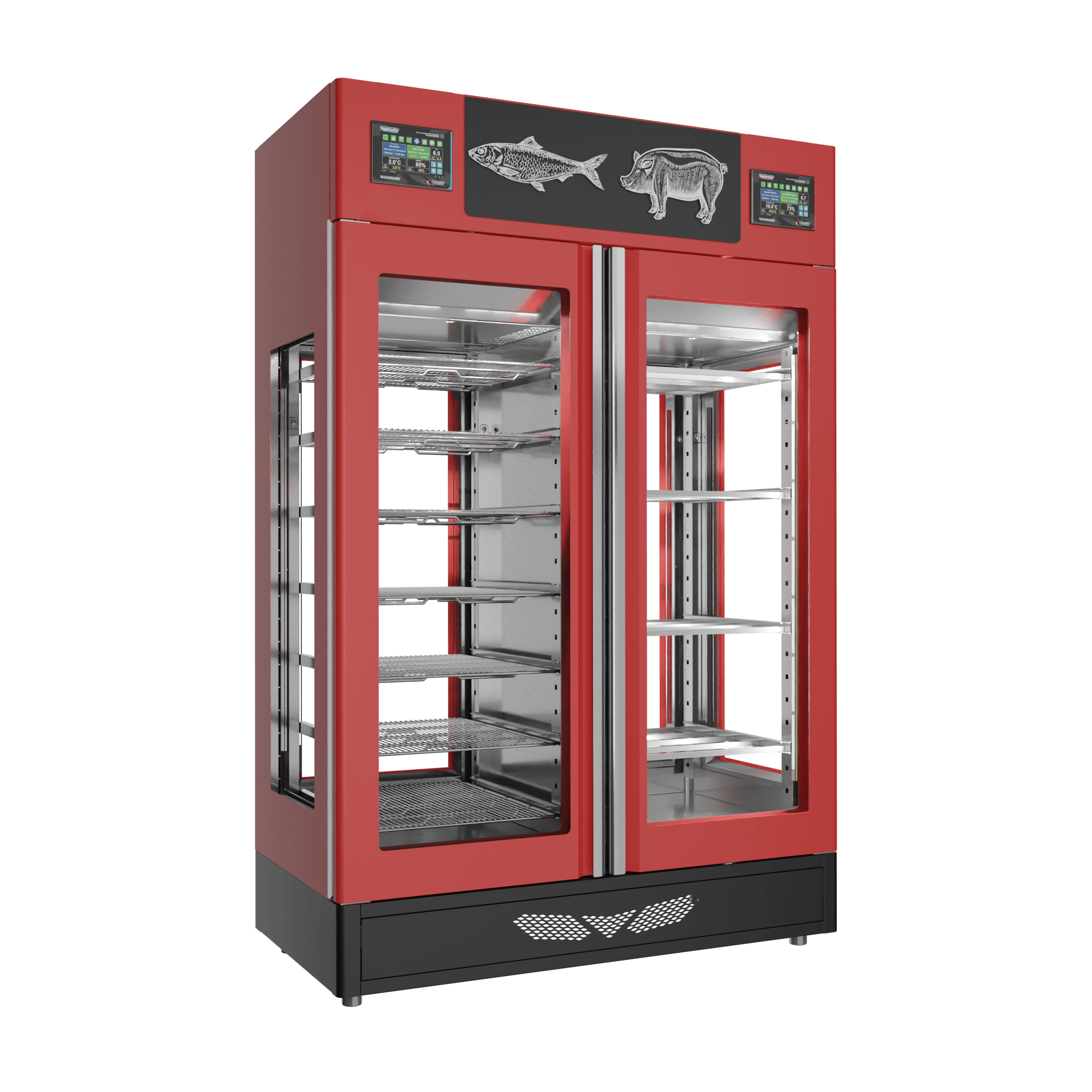 Stagionello® Salami Curing Device Combo 100+100 Kg Salami/fish 4 glasses image 2