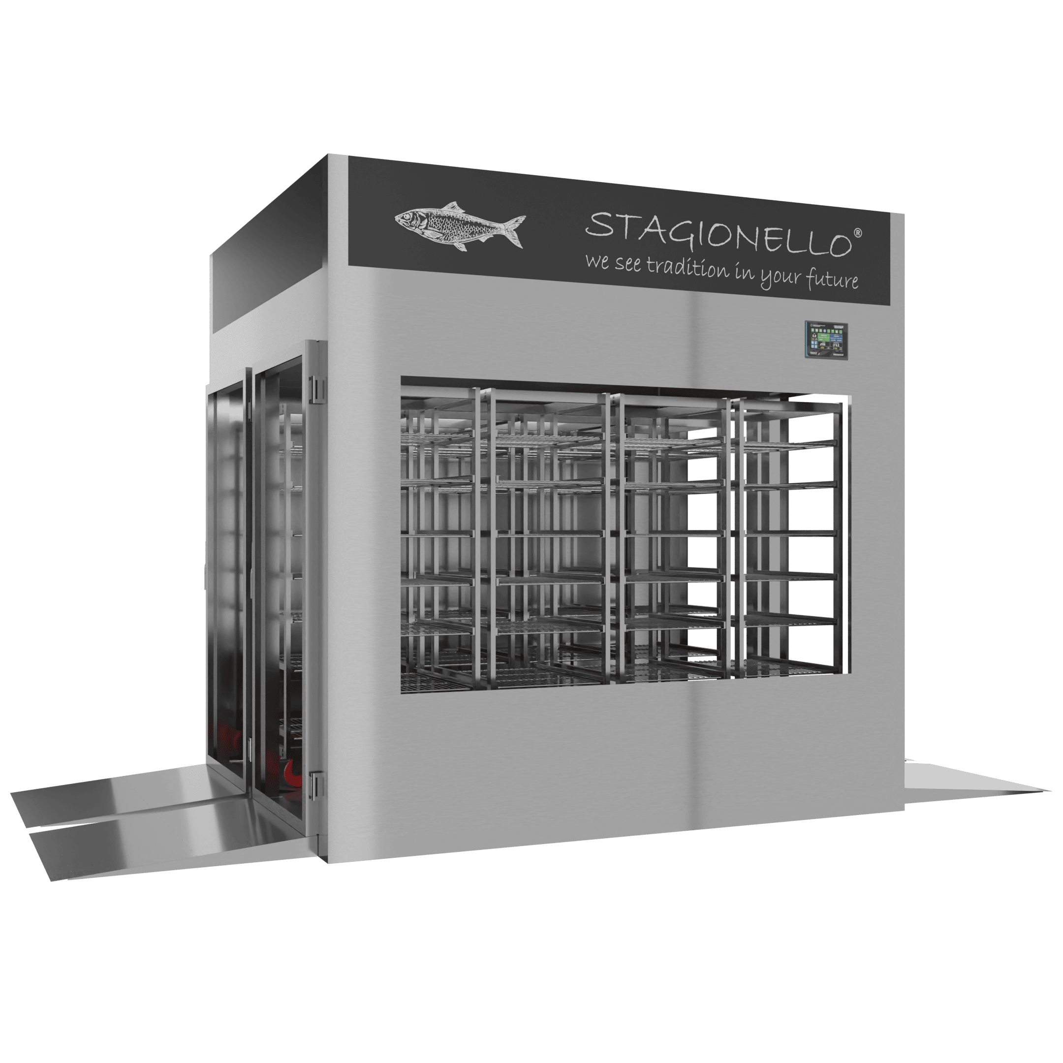 Stagionello® Fish Curing Device 1200 Kg Tunnel gLASS DOOR image 1