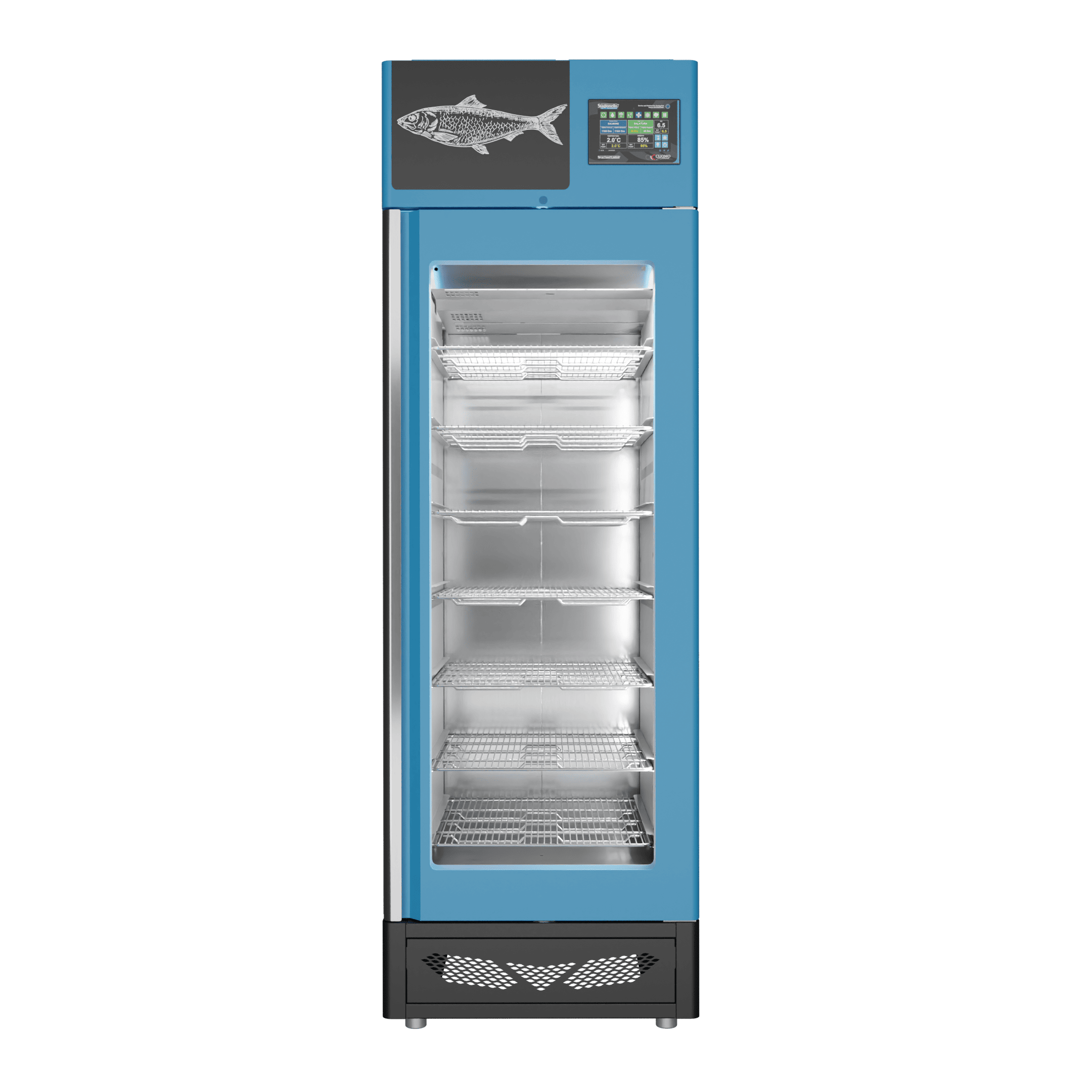 Stagionello® Fish Curing Device 100 Kg glass door image 1