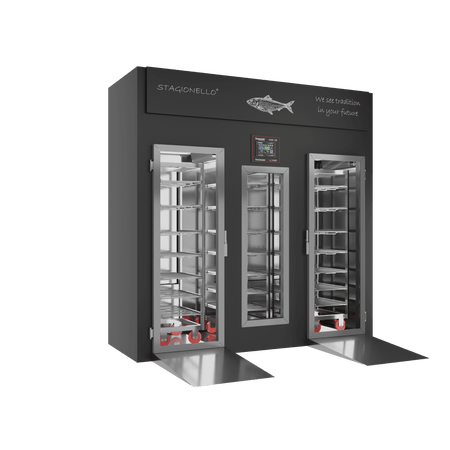 Stagionello® Fish Curing Device 400 Kg Walk-in GLASS DOOR image 0