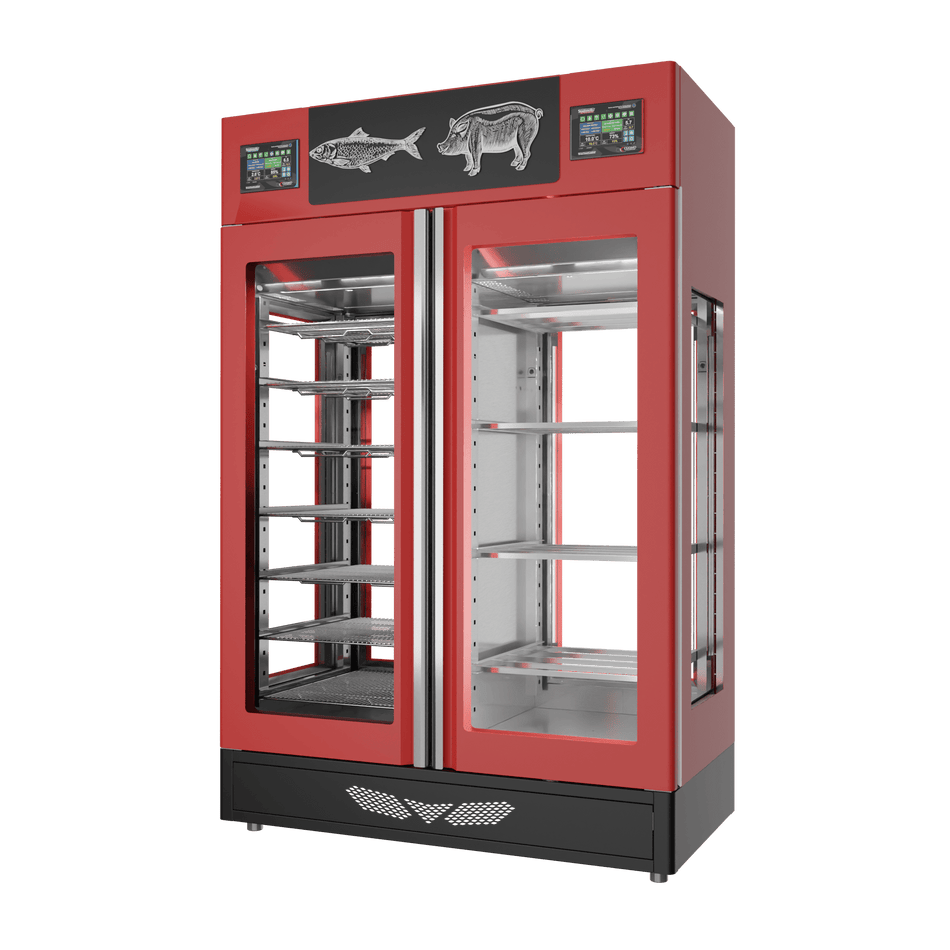 Stagionello® Salami Curing Device Combo 100+100 Kg Salami/fish 4 glasses image 0