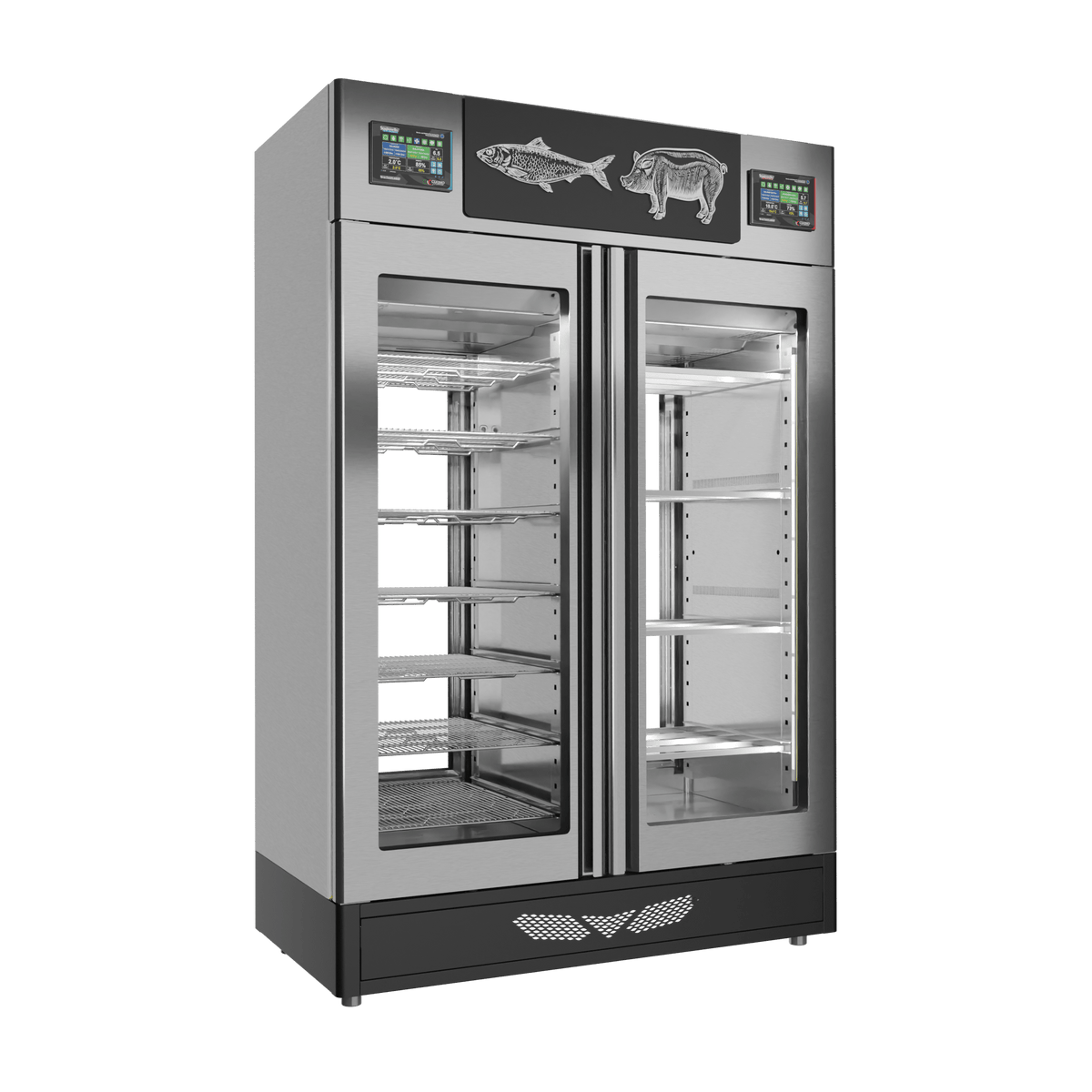 Stagionello® Salami Curing Device Combo 100+100 Kg Salami/fish 2 GLASSES image 8