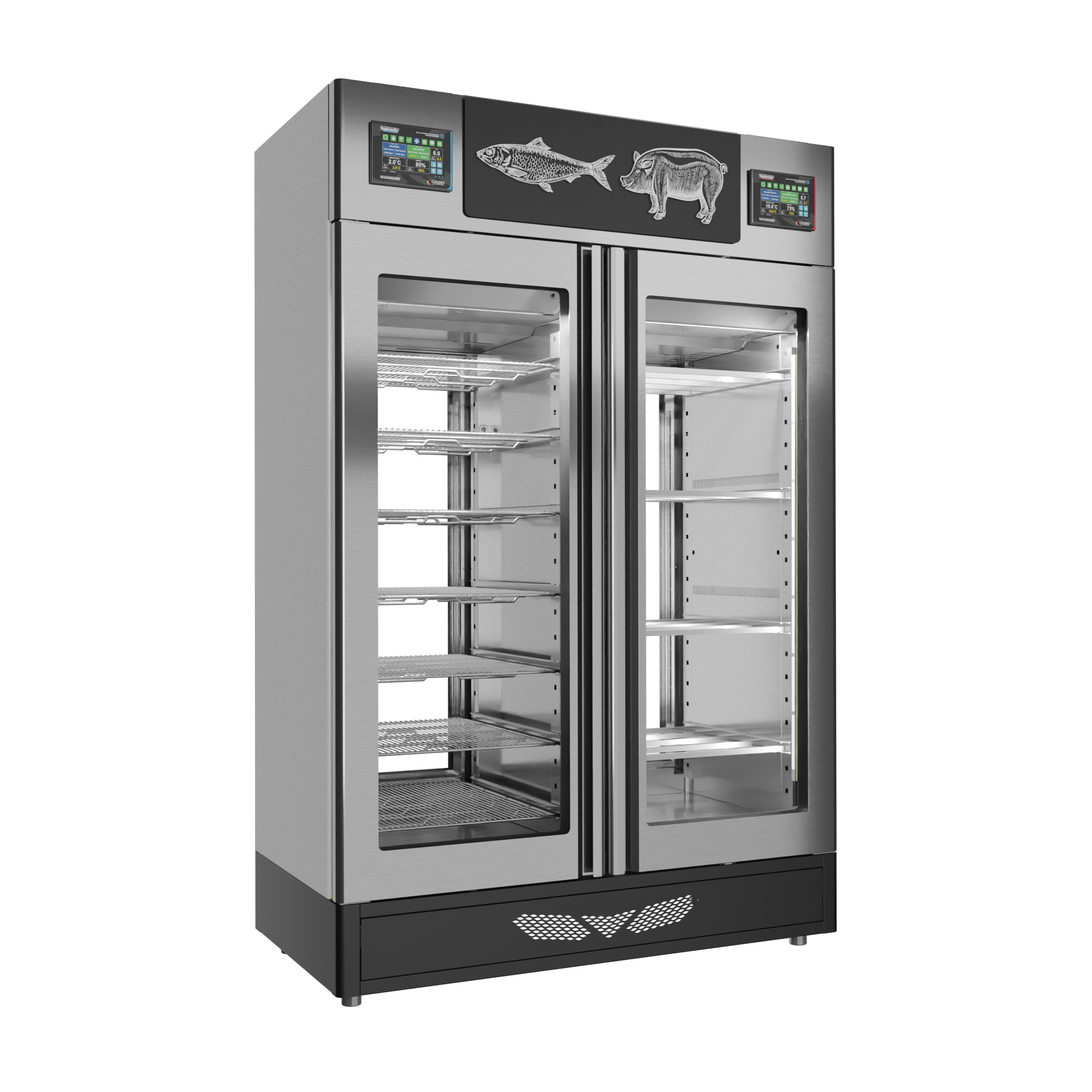 Stagionello® Salami Curing Device Combo 100+100 Kg Salami/fish 2 GLASSES image 8