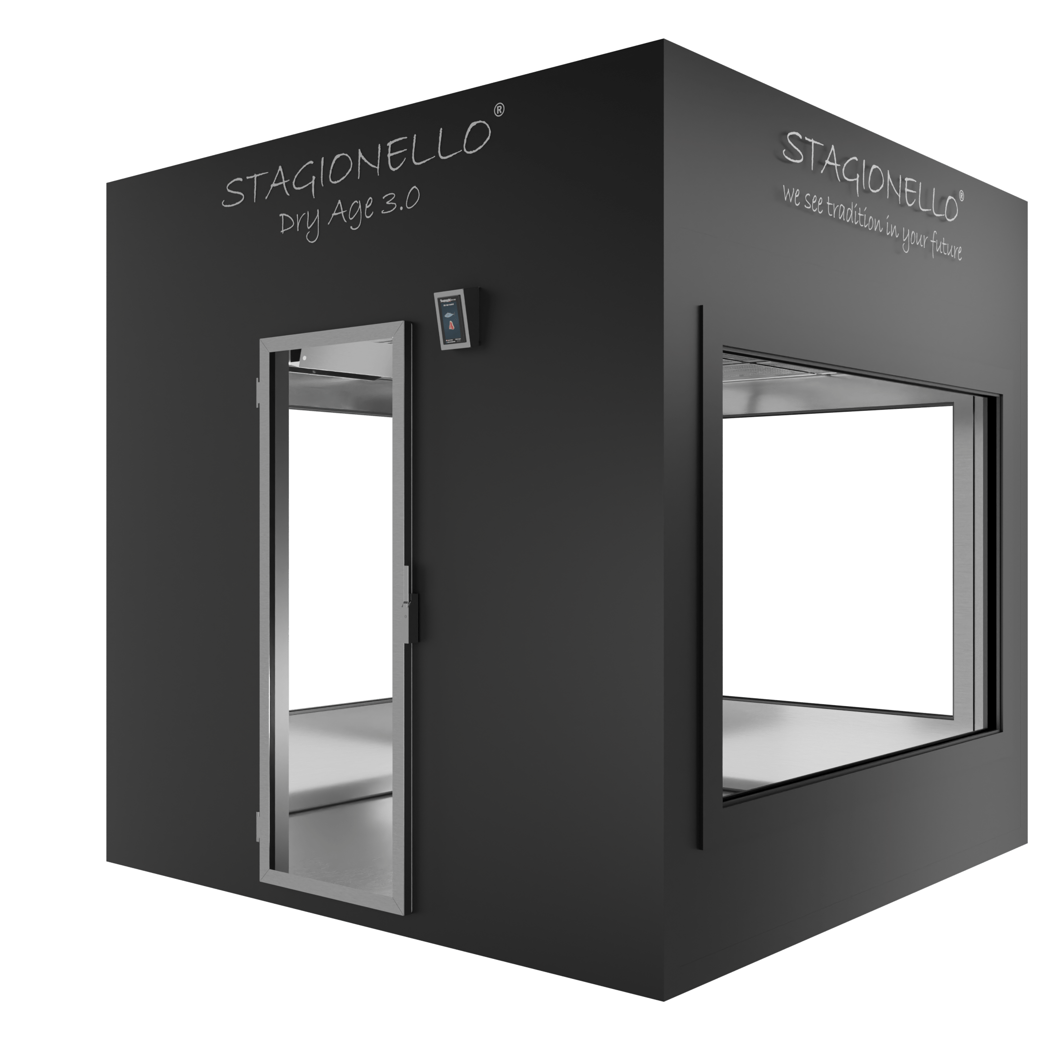 Stagionello® Dry-age 3.0 12.000 LT glass door + 3 glass panel image 0