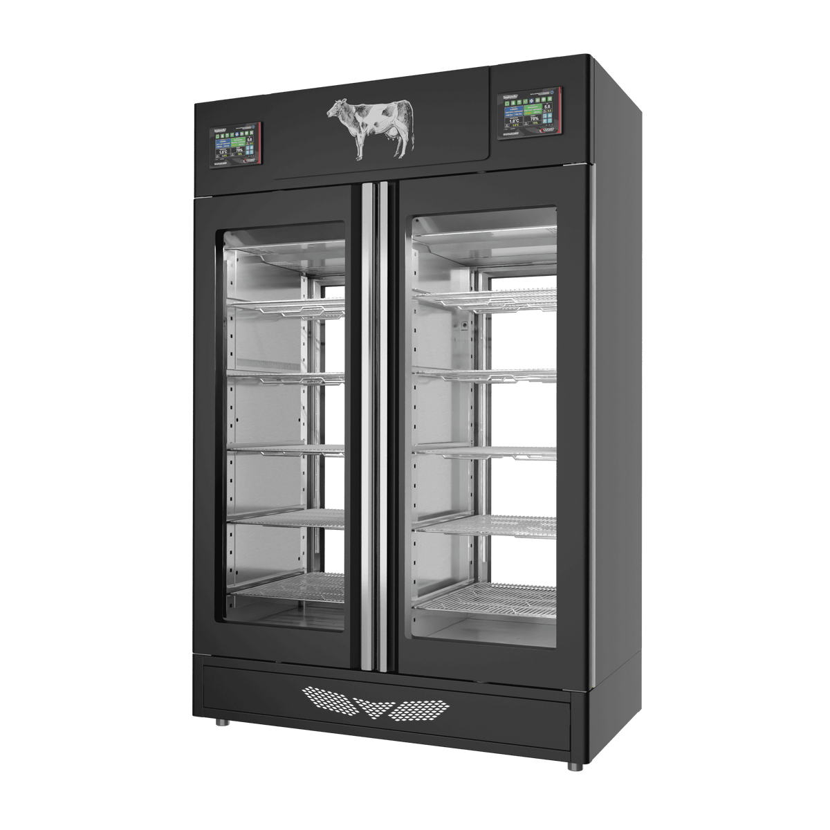 Stagionello® Meat Curing Device Twin 100 + 100 Kg 2 glasses image 0