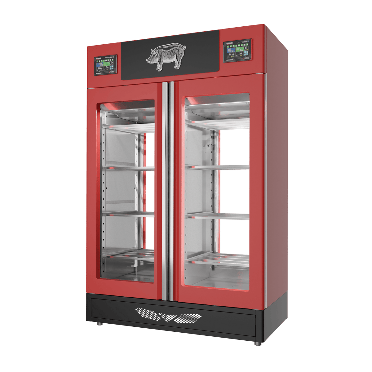 Stagionello® Salami Curing Device Twin 100+100 Kg 2 glasses image 0