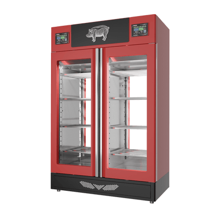 Stagionello® Salami Curing Device Twin 100+100 Kg 2 glasses image 0