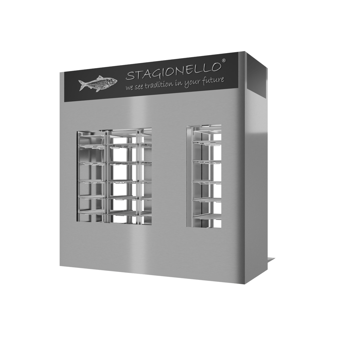 Stagionello® Fish Curing Device 100/300 Kg Walk-in 2 GLASSES image 3