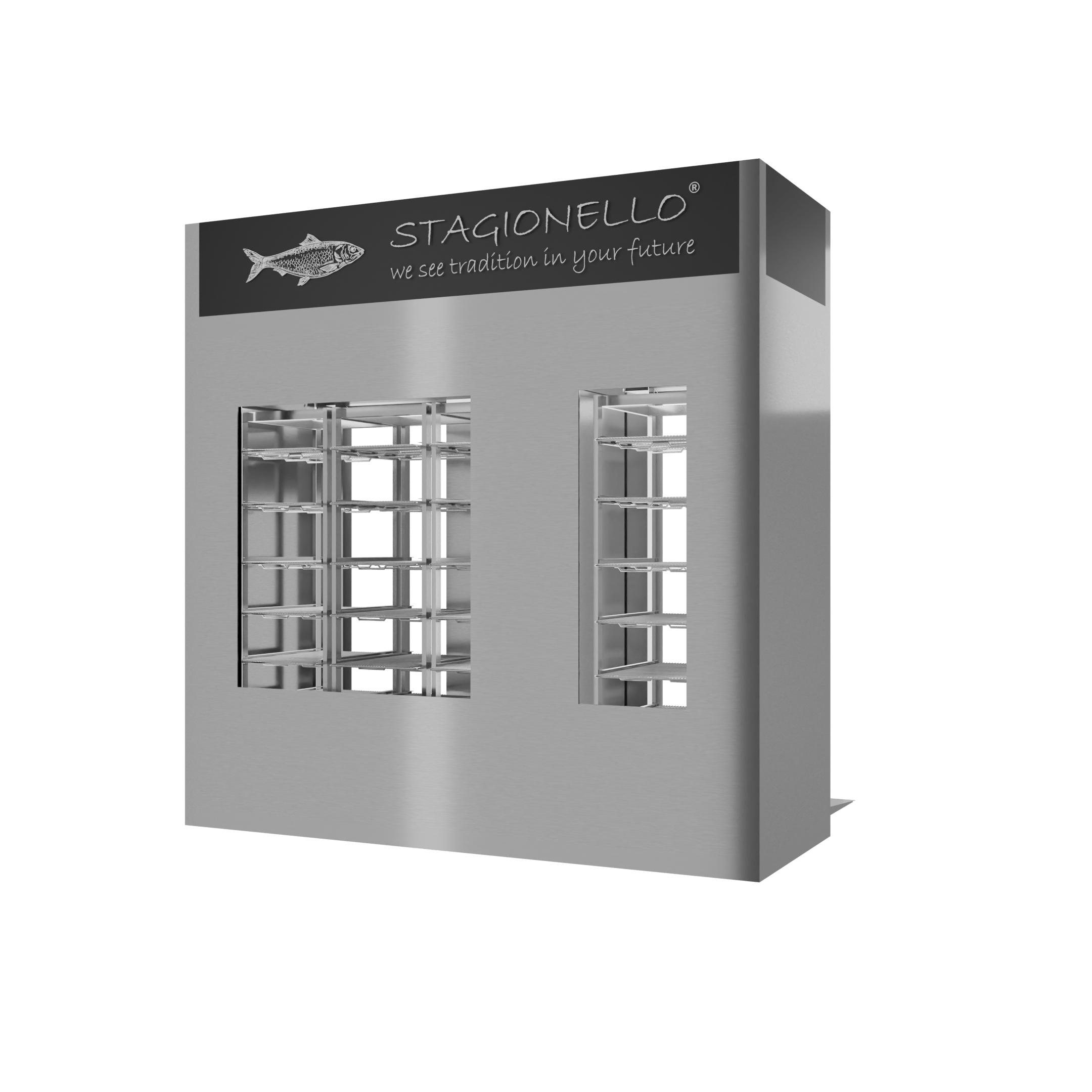 Stagionello® Fish Curing Device 100/300 Kg Walk-in 2 GLASSES image 3
