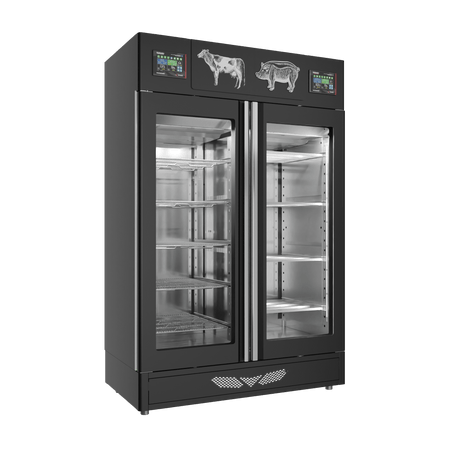 Stagionello® Meat Curing Device Combo 100+100 Kg Meat/Salami GLASS DOOR image 2