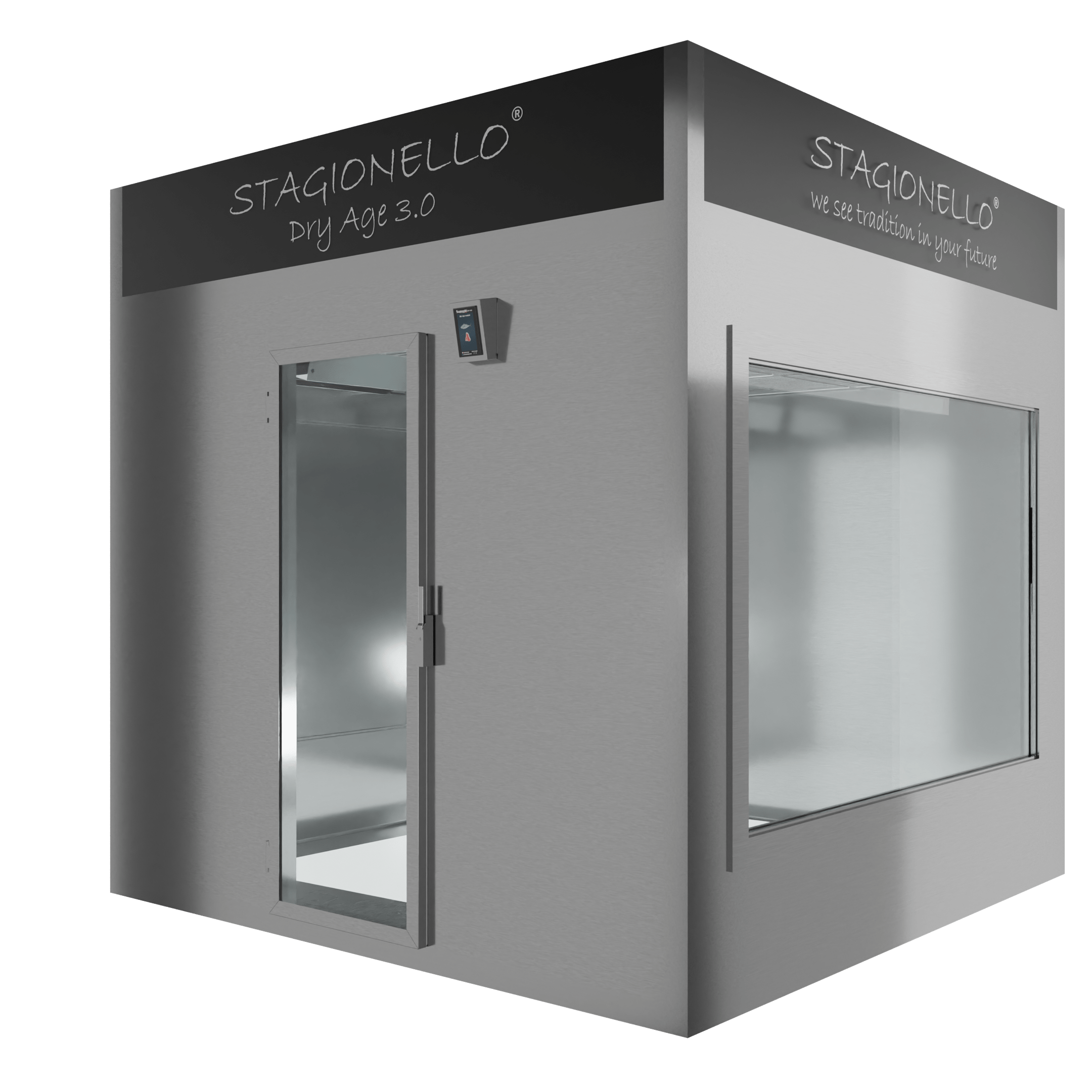 Stagionello® Dry-age 3.0 12.000 LT glass door + 1 glass panel image 1
