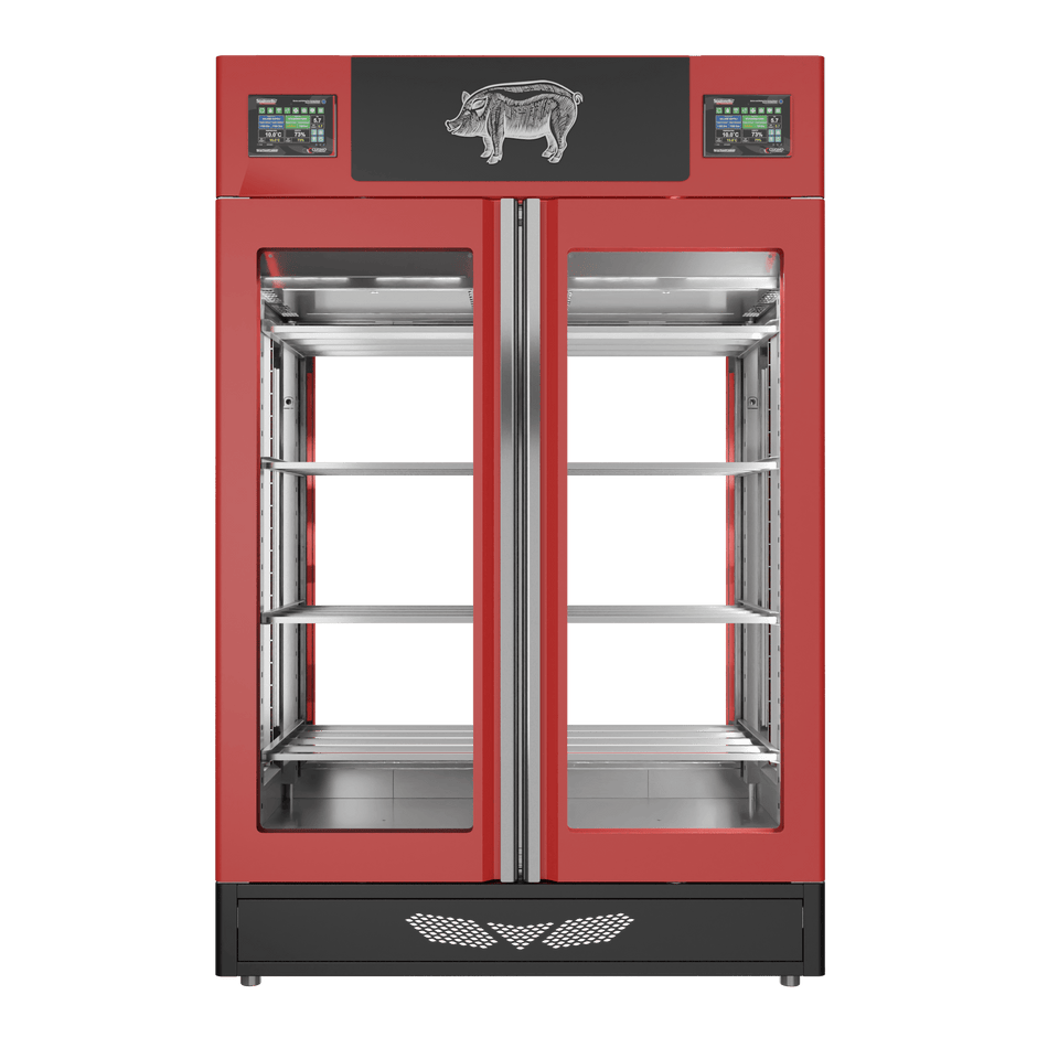 Stagionello® Salami Curing Device Twin 100+100 Kg 4 glasses image 1