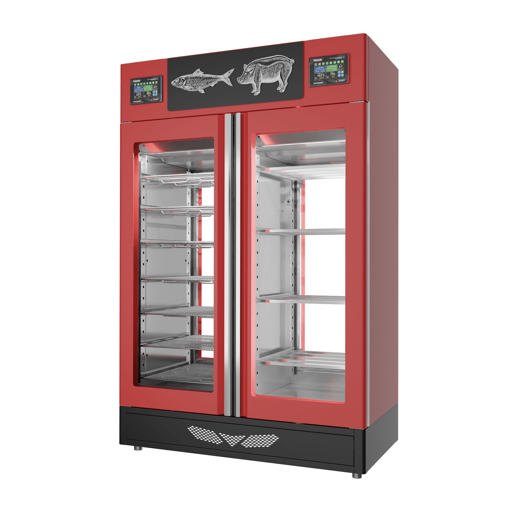 Stagionello® Salami Curing Device Combo 100+100 Kg Salami/fish 2 GLASSES image 0