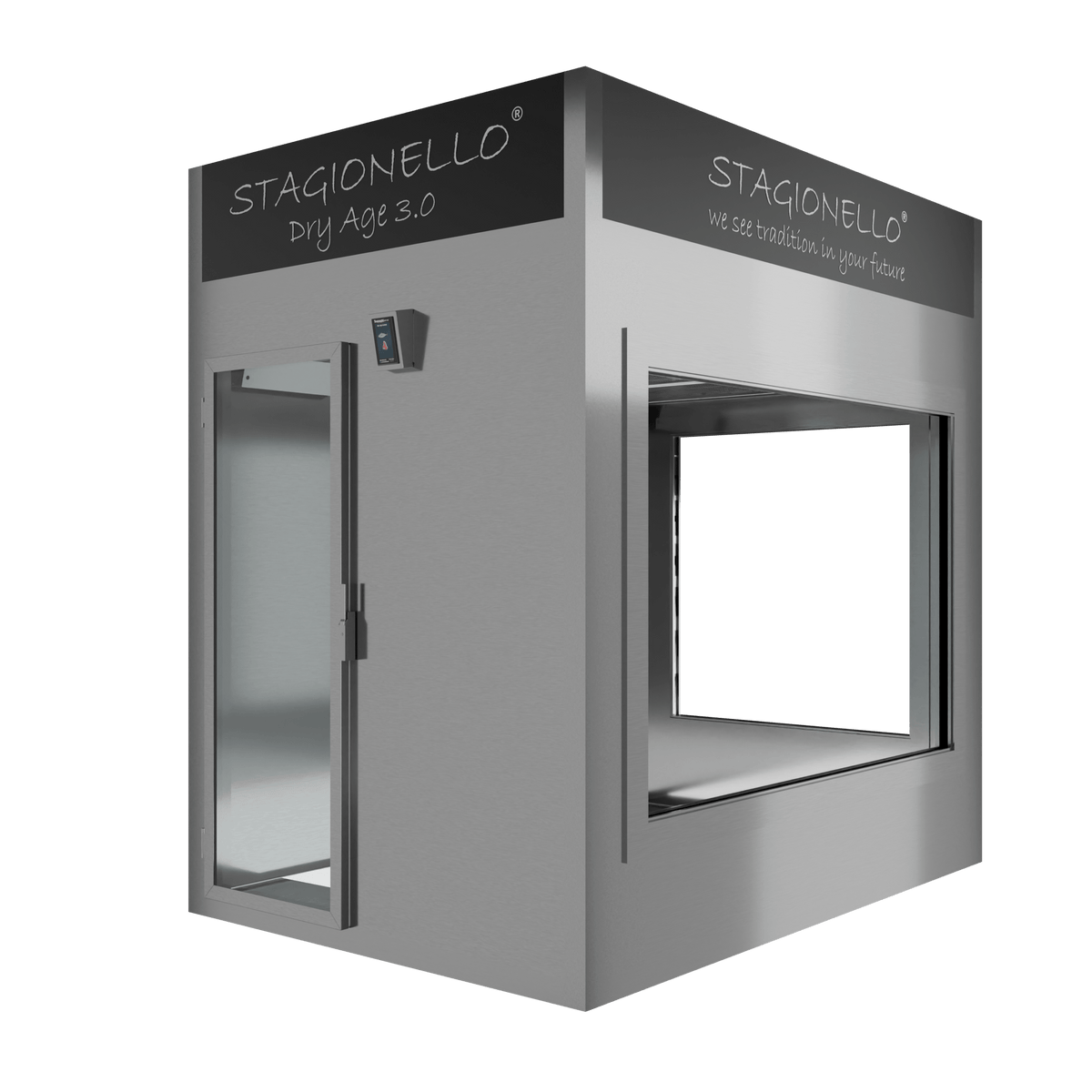 Stagionello® Dry-age 3.0 8000 LT glass door + 2 glass panel image 1