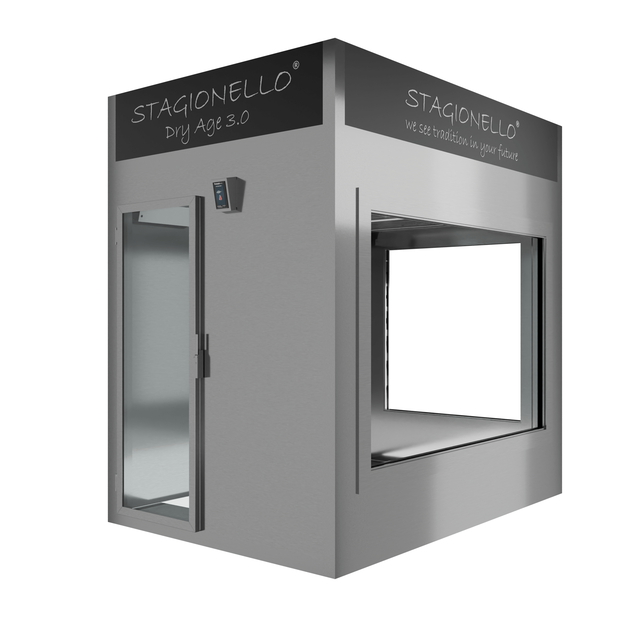 Stagionello® Dry-age 3.0 8000 LT glass door + 2 glass panel image 1