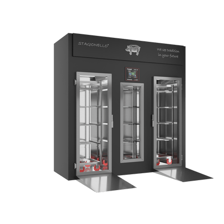 Stagionello® Salami Curing Device 400 Kg Walk-in GLASS DOOR image 0