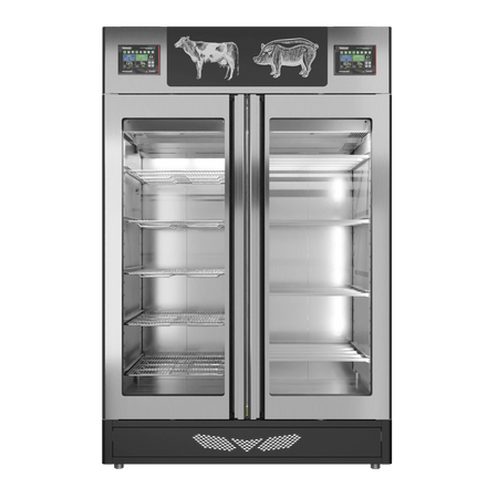 Stagionello® Meat Curing Device Combo 100+100 Kg Meat/Salami GLASS DOOR image 4