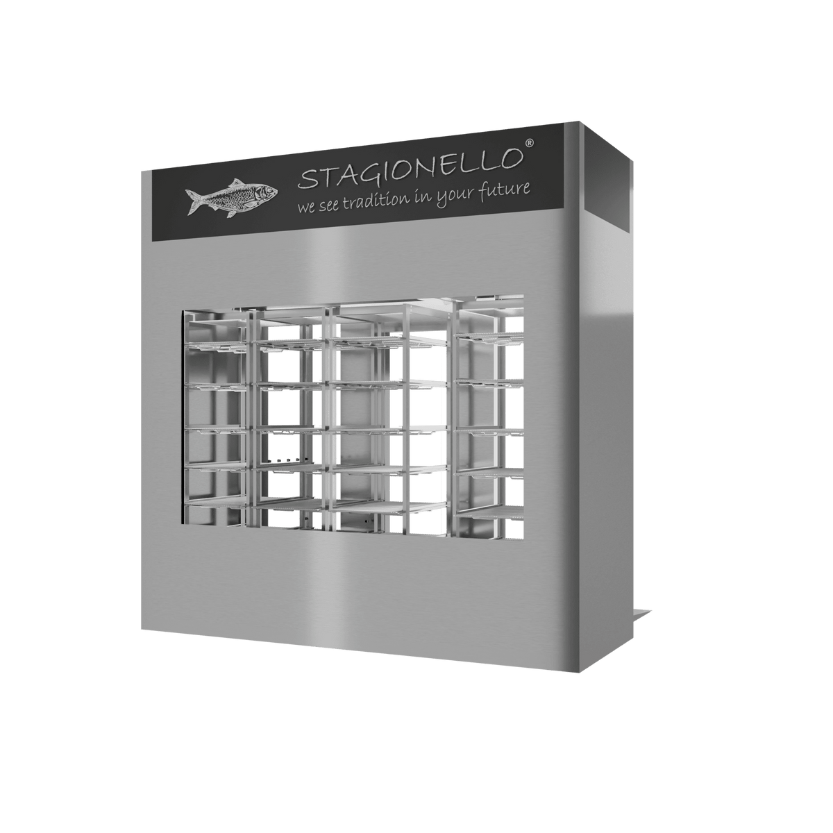 Stagionello® Fish Curing Device 400 Kg Walk-in 2 glasses image 3