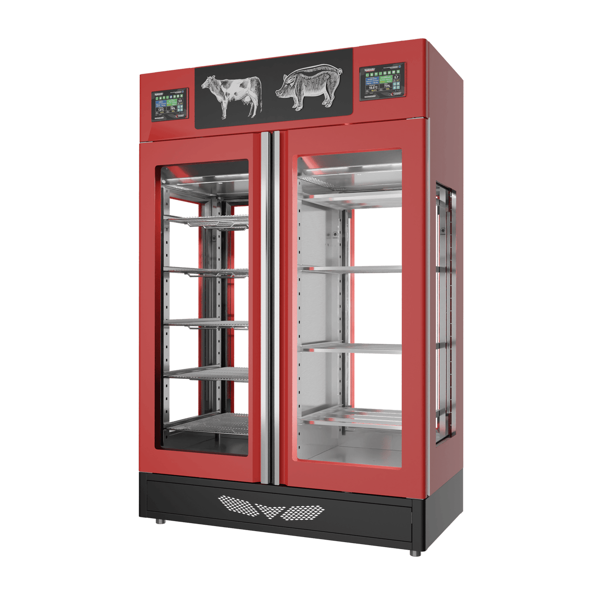 Stagionello® Salami Curing Device Combo 100+100 Kg Salami/Meat 4 glasses image 0