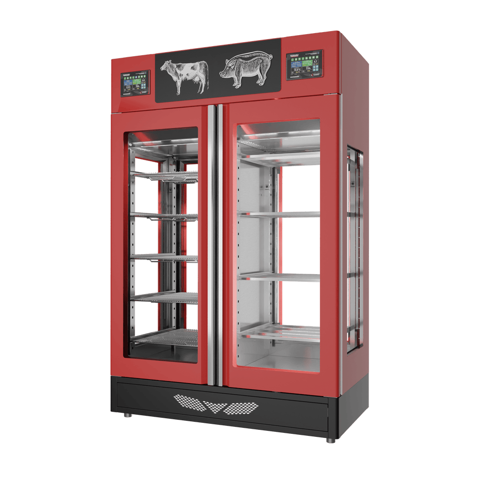 Stagionello® Salami Curing Device Combo 100+100 Kg Salami/Meat 4 glasses image 0