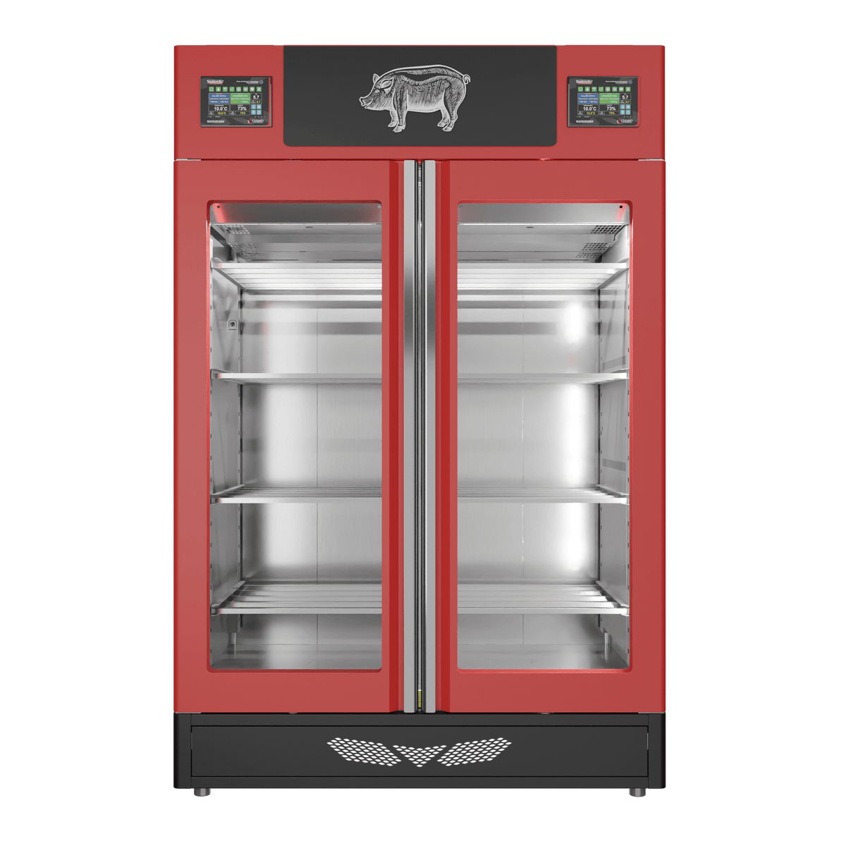 Stagionello® Salami Curing Device Twin 100+100 Kg glass door image 1