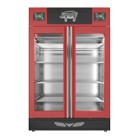 Stagionello® Salami Curing Device Twin 100+100 Kg glass door image 1