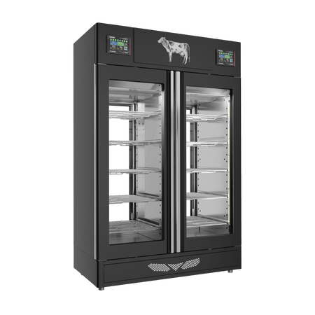 Stagionello® Meat Curing Device Twin 100 + 100 Kg 2 glasses image 2