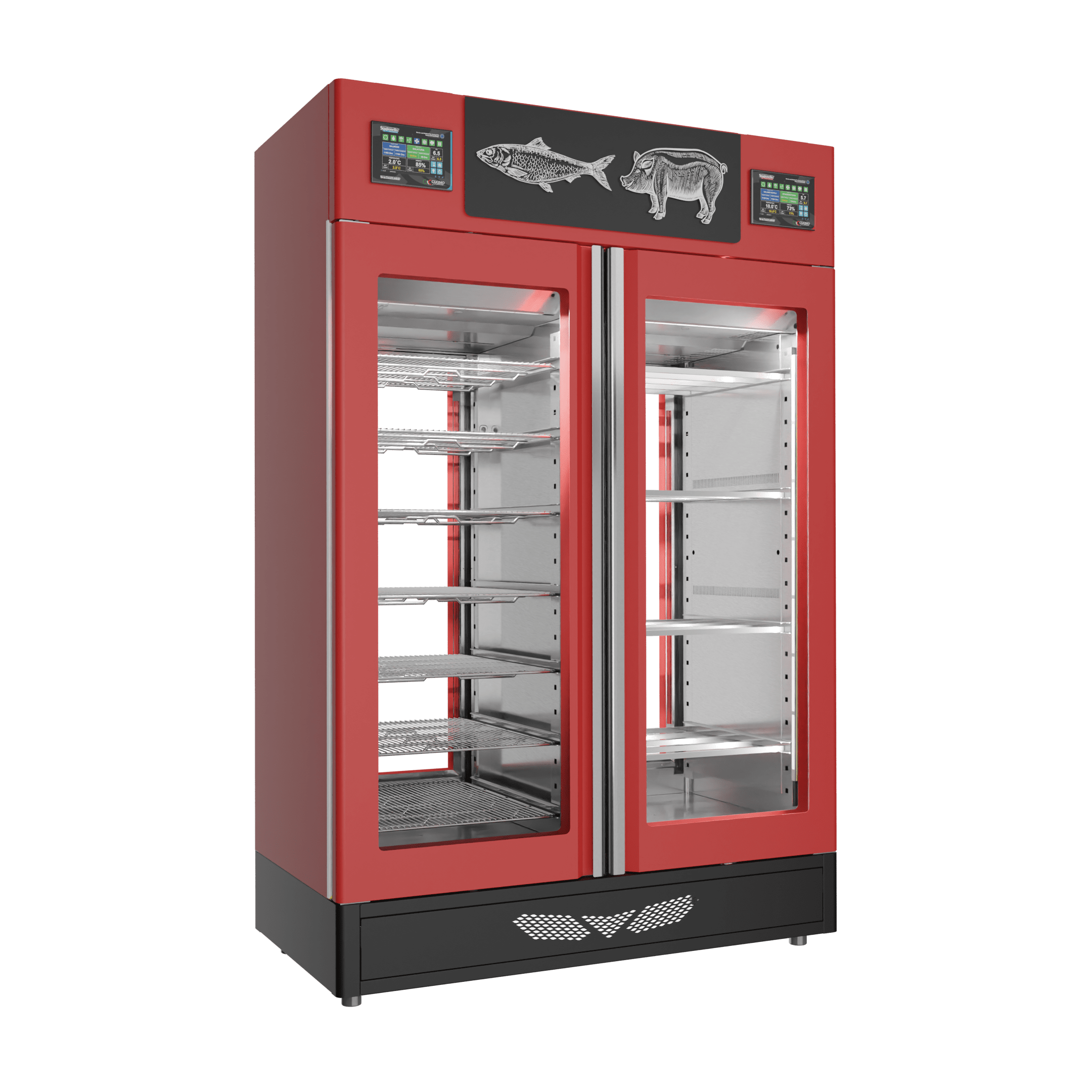 Stagionello® Salami Curing Device Combo 100+100 Kg Salami/fish 2 GLASSES image 2