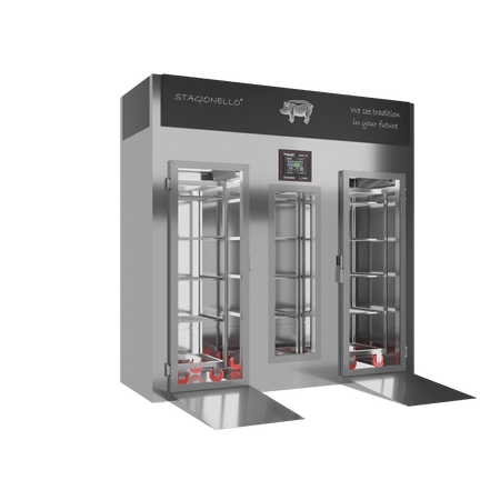 Stagionello® Salami Curing Device 400 Kg Walk-in GLASS DOOR image 1
