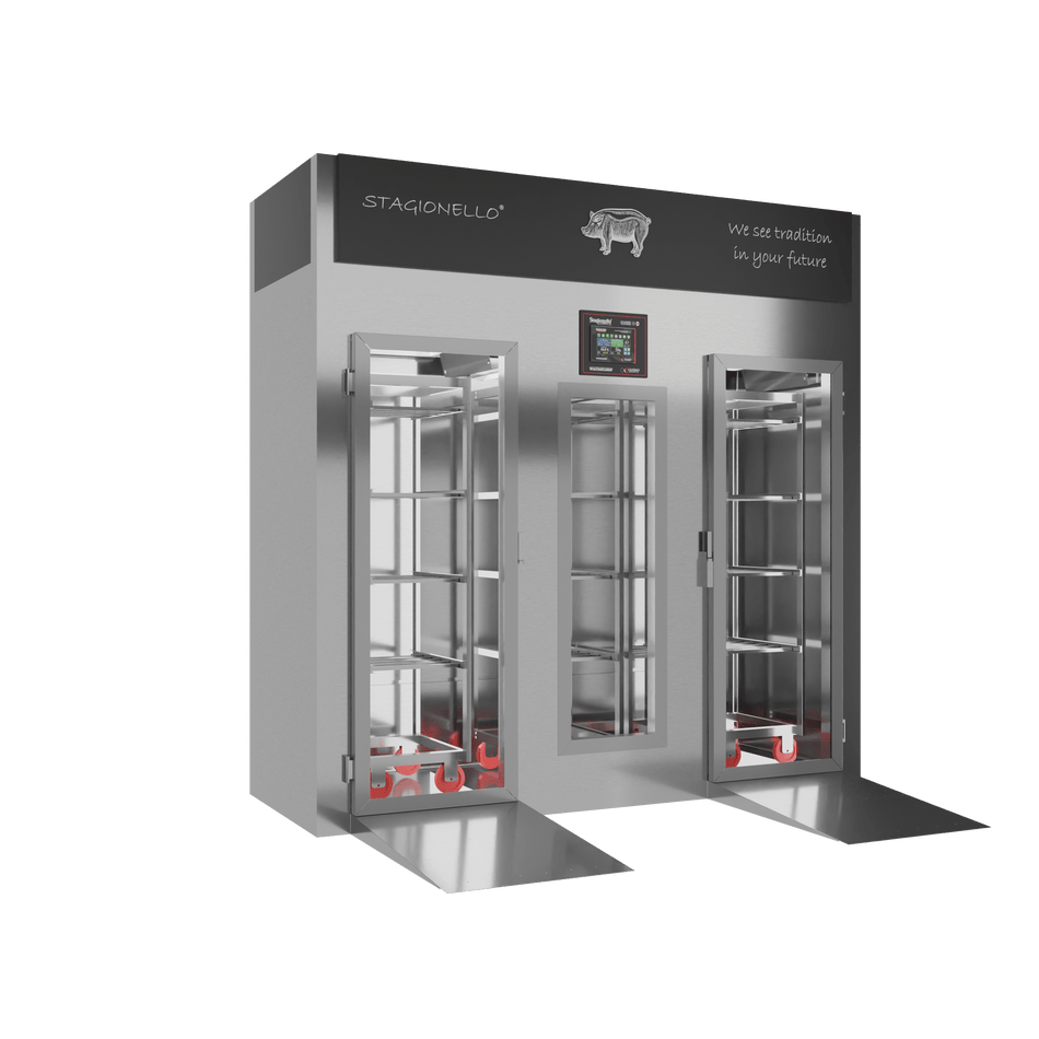 Stagionello® Salami Curing Device 400 Kg Walk-in GLASS DOOR image 1