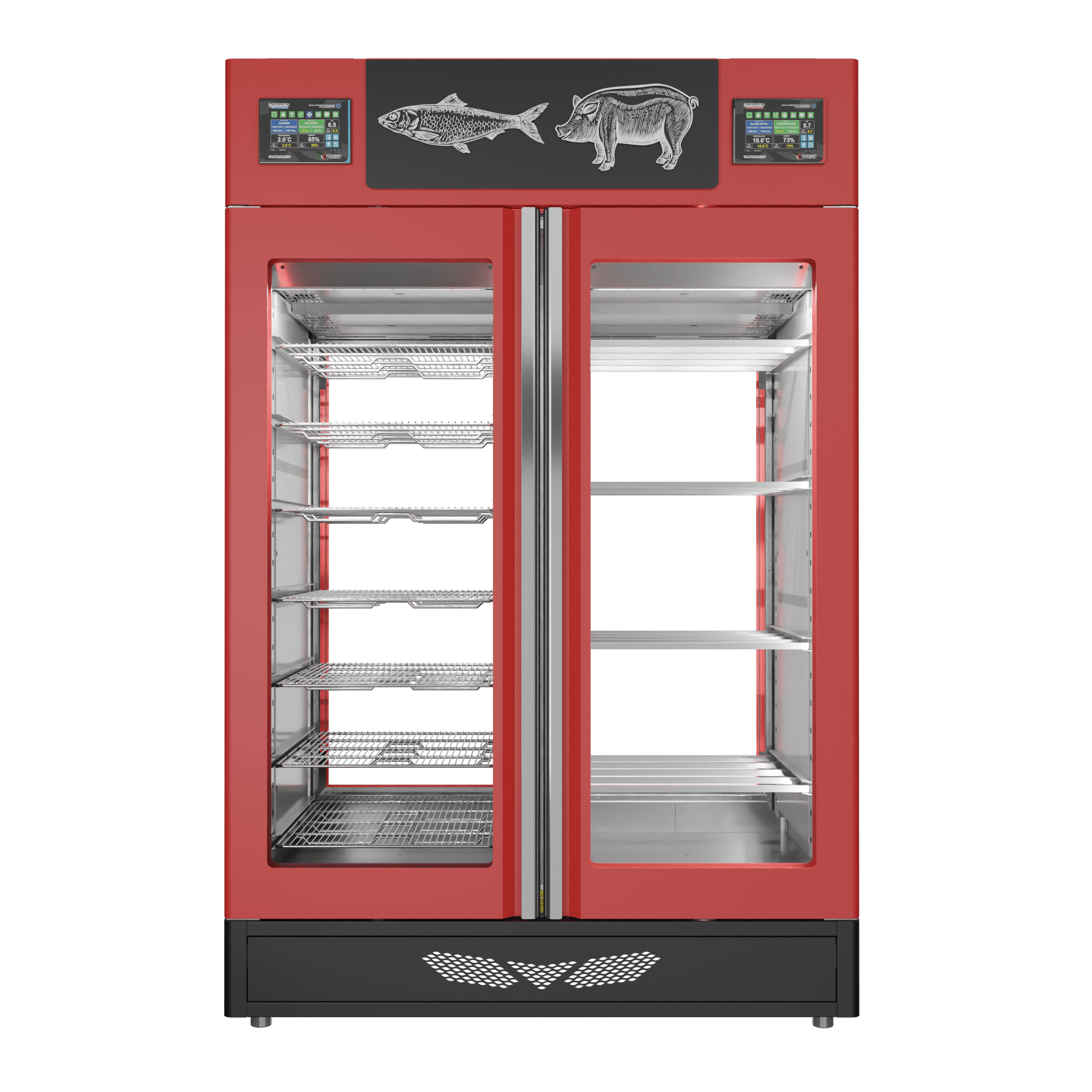 Stagionello® Salami Curing Device Combo 100+100 Kg Salami/fish 2 GLASSES image 1