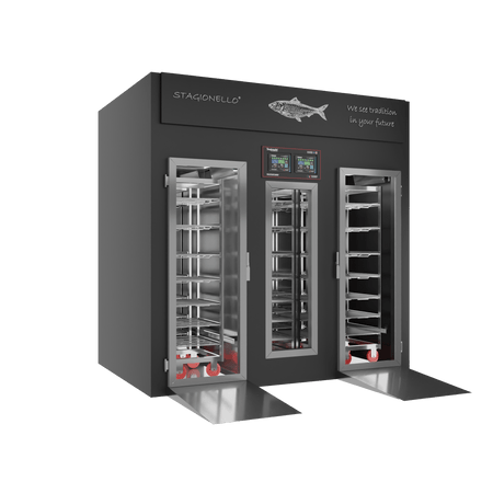 Stagionello® Fish Curing Device 200/600 Kg Walk-in GLASS DOOR image 0