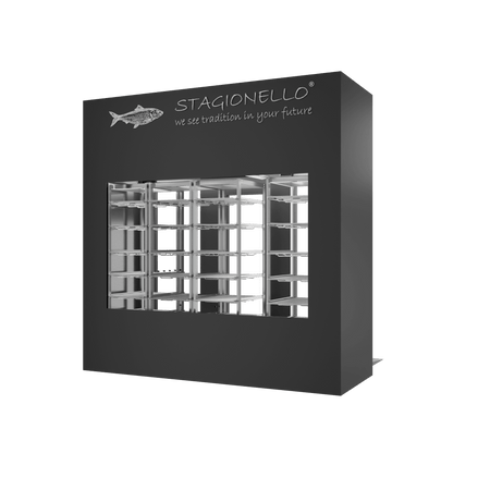 Stagionello® Fish Curing Device 400 Kg Walk-in 2 glasses image 1