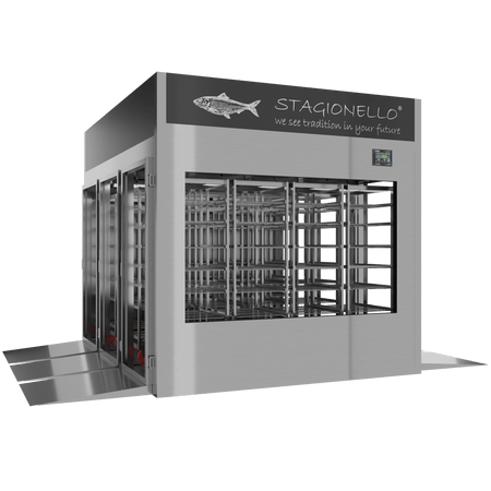 Stagionello® Fish Curing Device 1800 Kg Tunnel GLASS DOOR image 1