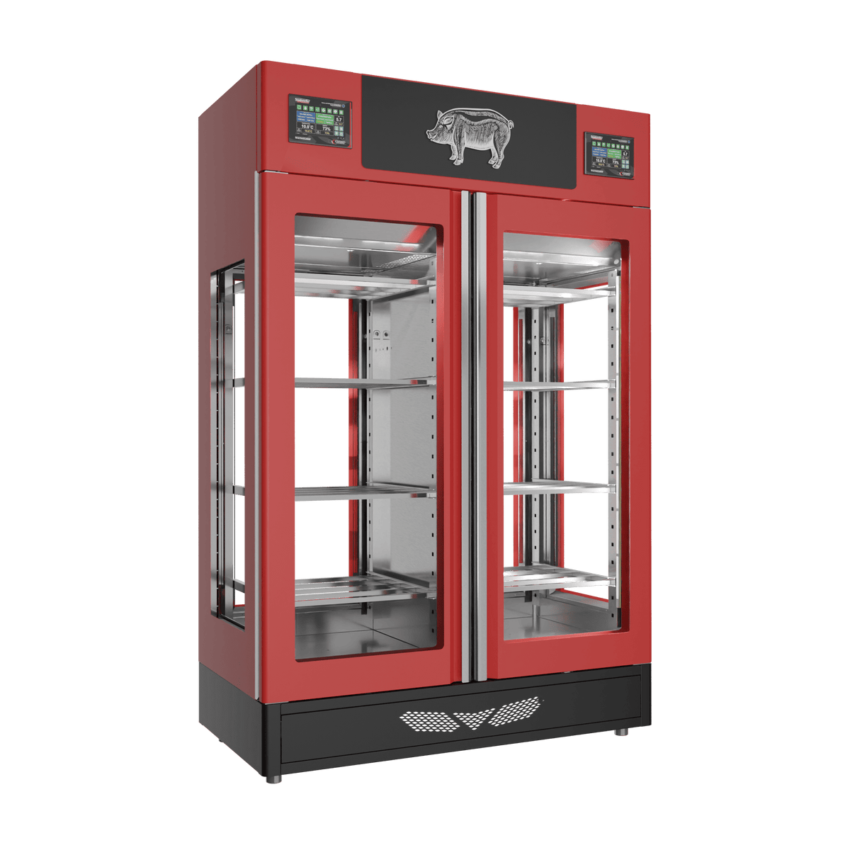 Stagionello® Salami Curing Device Twin 100+100 Kg 4 glasses image 2