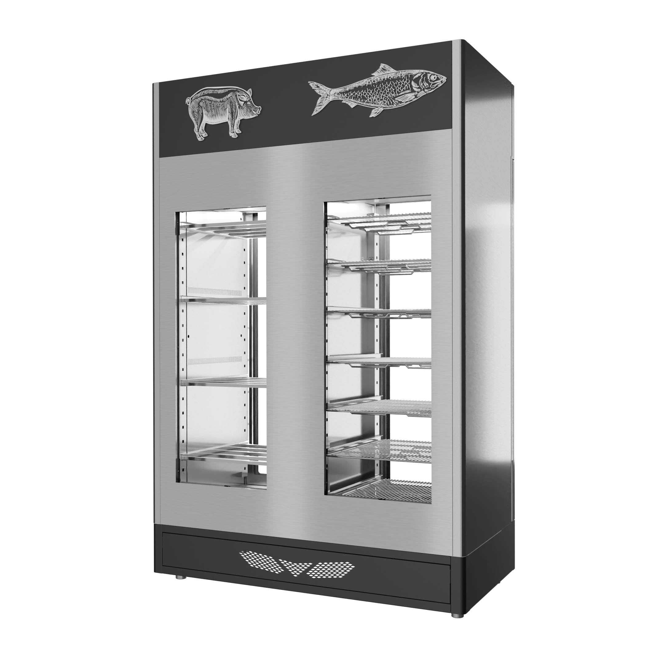 Stagionello® Salami Curing Device Combo 100+100 Kg Salami/fish 2 GLASSES image 10