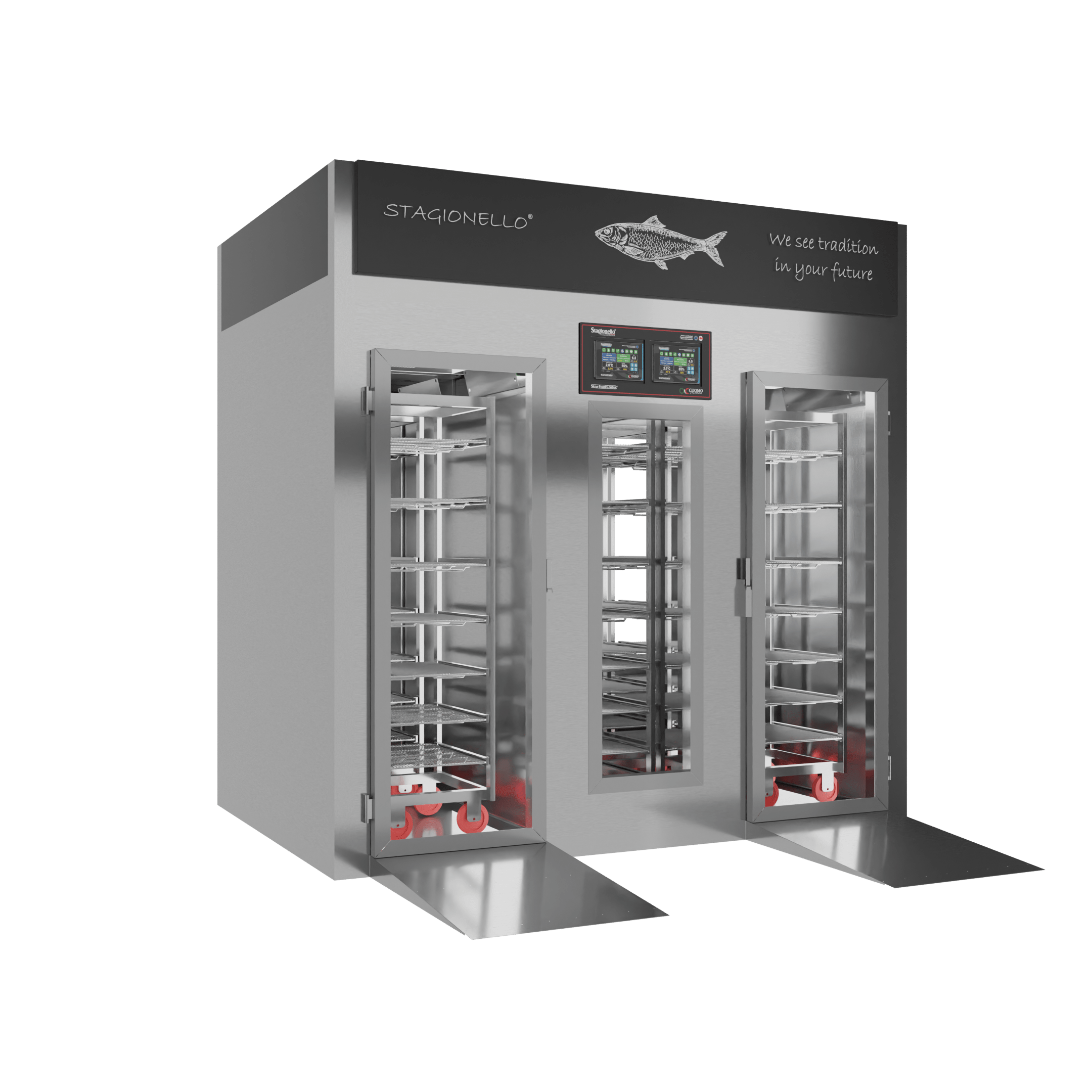 Stagionello® Fish Curing Device 200/600 Kg Walk-in 2 GLASSES image 2