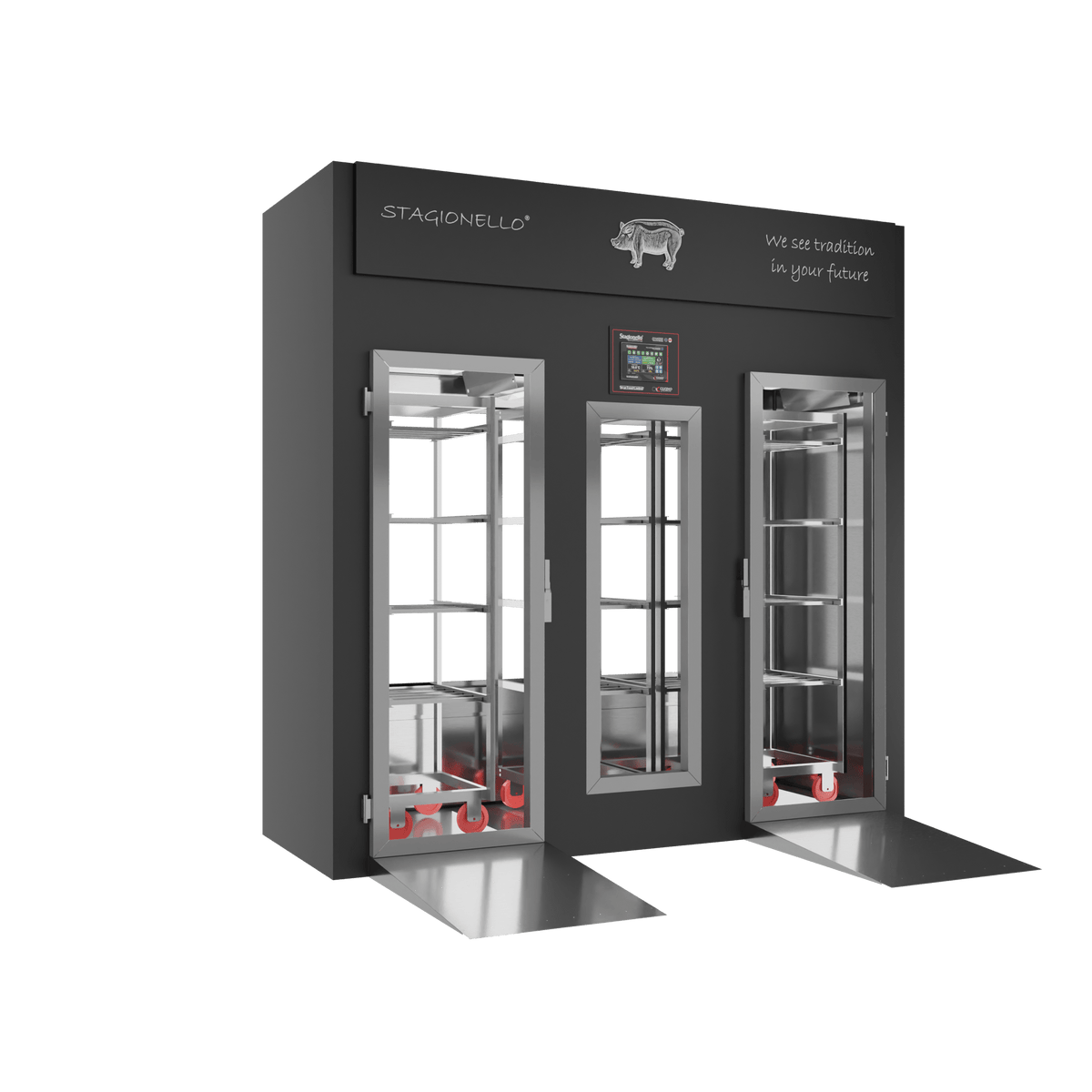 Stagionello® Salami Curing Device 400 Kg Walk-in 2 glasses image 0