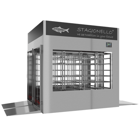 Stagionello® Fish Curing Device 1200 Kg Tunnel 4 Glasses image 1