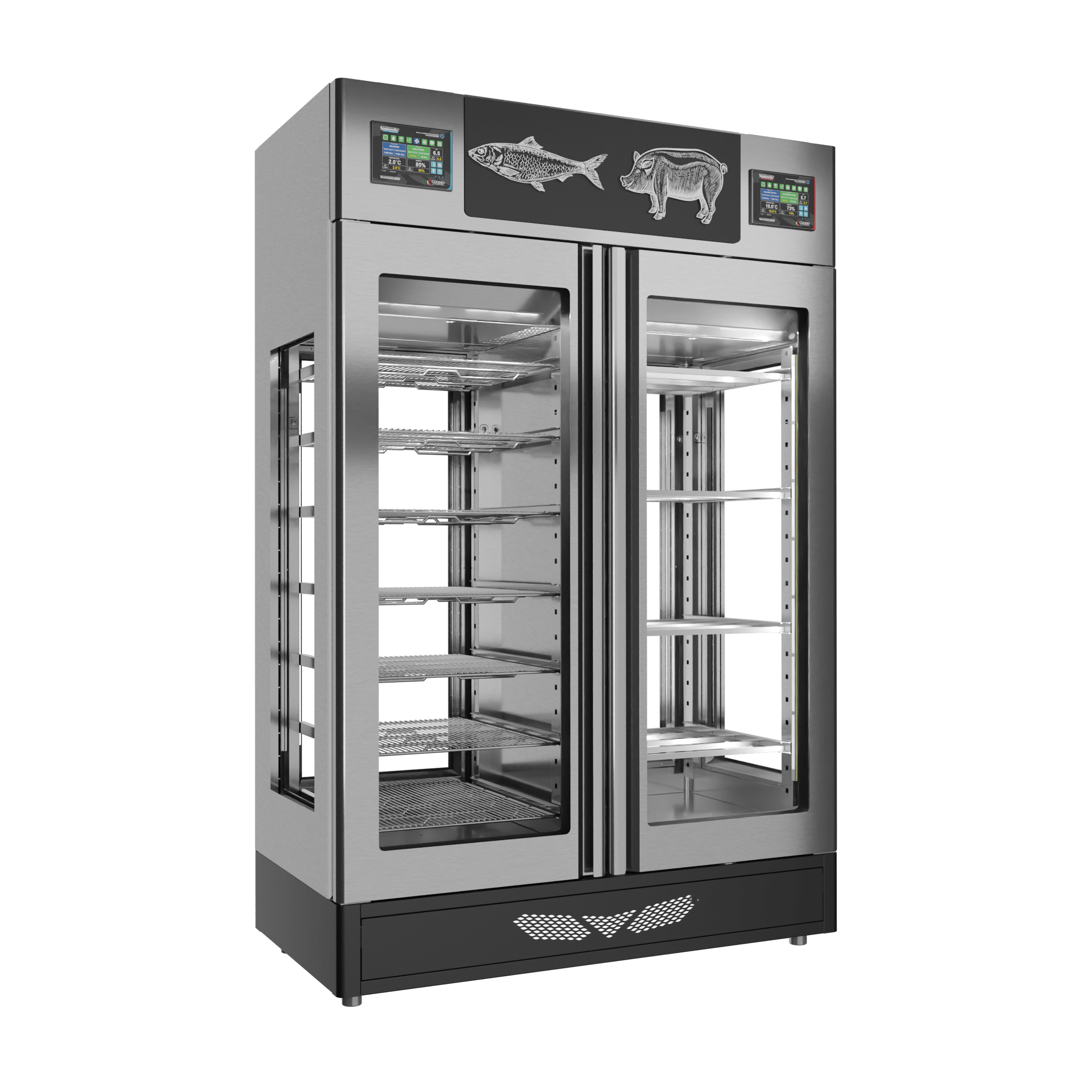 Stagionello® Salami Curing Device Combo 100+100 Kg Salami/fish 4 glasses image 8