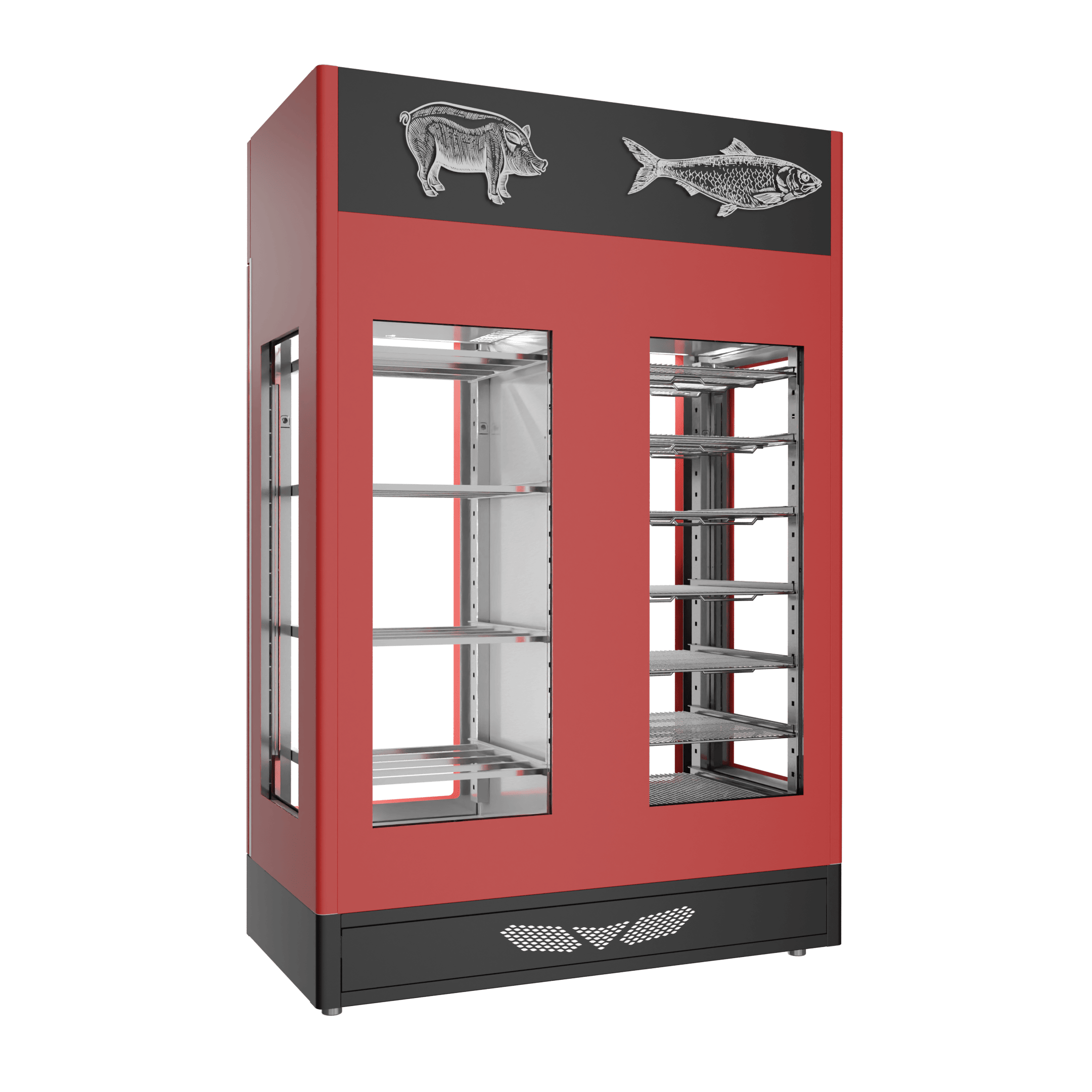 Stagionello® Salami Curing Device Combo 100+100 Kg Salami/fish 4 glasses image 5