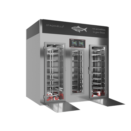 Stagionello® Fish Curing Device 200/600 Kg Walk-in GLASS DOOR image 1