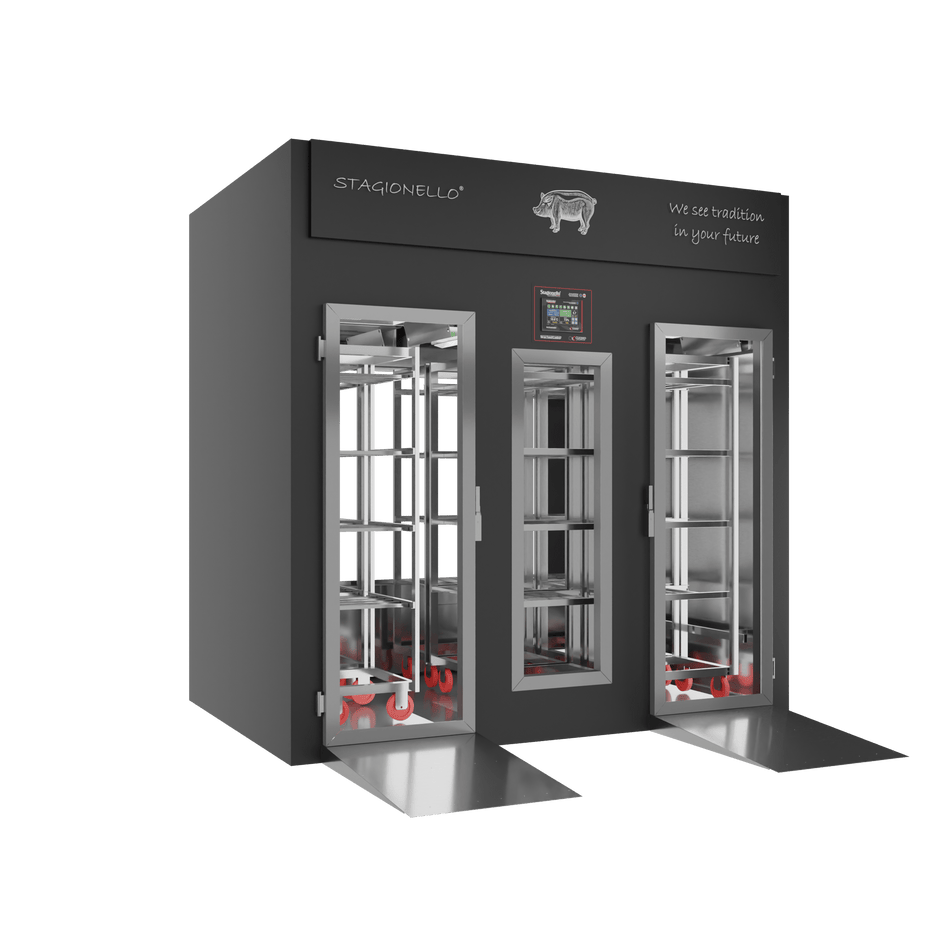 Stagionello® Salami Curing Device 800 Kg Walk-in 2 GLASSES image 0