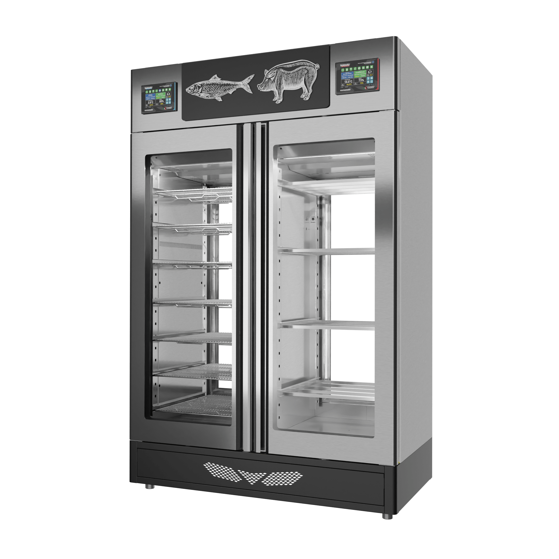Stagionello® Salami Curing Device Combo 100+100 Kg Salami/fish 2 GLASSES image 6