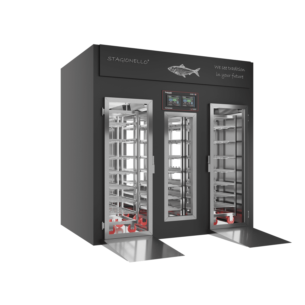 Stagionello® Fish Curing Device 200/600 Kg Walk-in 2 GLASSES image 0